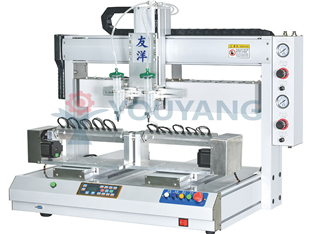 YY-6331T雙工位六軸UV線(xiàn)束專(zhuān)業(yè)點(diǎn)膠機(jī)