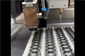 Visual dispensing of magnetic core columns, edges, and pillars